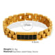 SL63 Black Stone Gold Bracelet Picture2